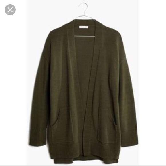 Madewell Sweaters - Madewell midland sweater in olive xxs